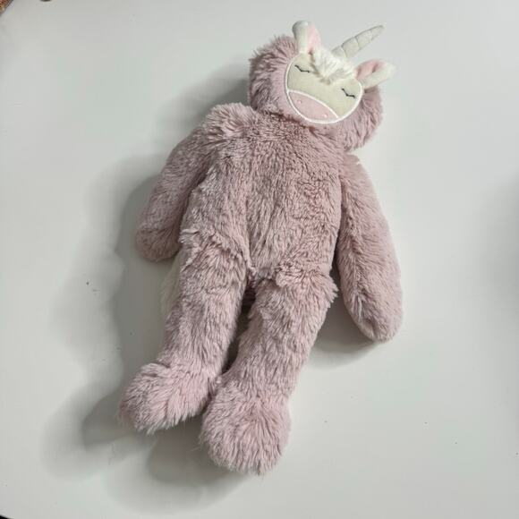 SLUMBERKINS Pink Unicorn Kin Stuffed Animal - Picture 1 of 3